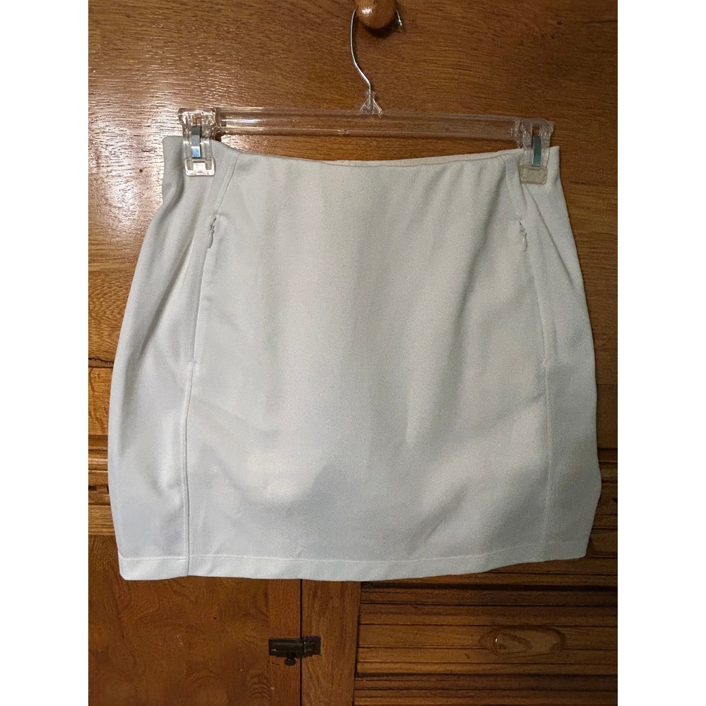 Tory Sport Preppy Athleisure White Pique Performance Tennis Golf Skort Sporty